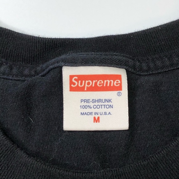 Supreme Swimmer Men’s Size Medium Black T-Shirt - Picture 3 of 4